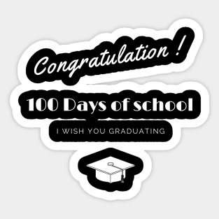 100 days of school Sticker